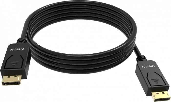 VISION 2m Juodas 8K DisplayPort cable