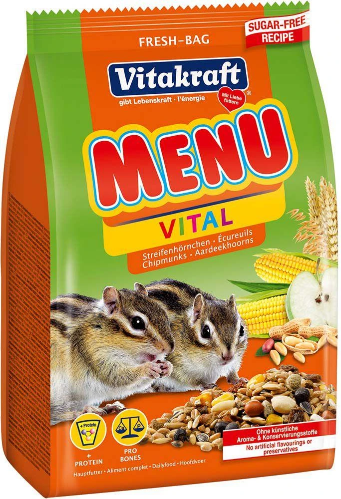 VITAKRAFT Menu Vital - pagrindinis maistas voveraitėms 600g