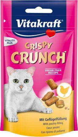 VITAKRAFT Crispy Crunch paukštiena – skanėstas katėms – 60g