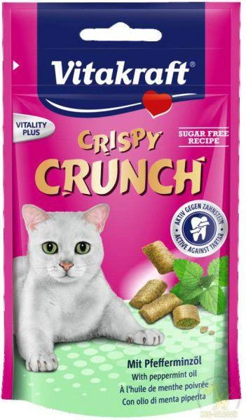 VITAKRAFT Crispy Crunch Dental – skanėstas katėms – 60g