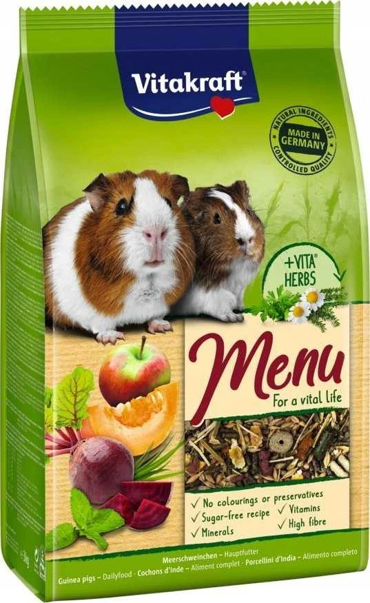 VITAKRAFT MENU VITAL 3kg pašaras jūrų kiaulytėms
