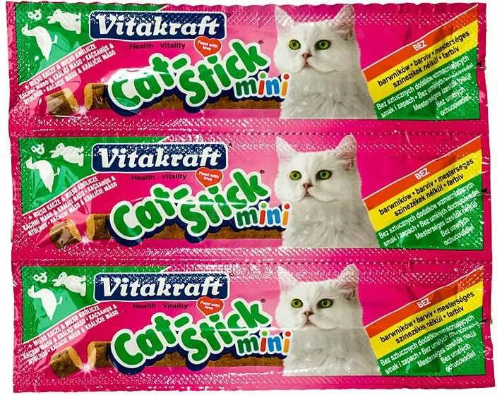 Vitakraft Chovex Sro Cat-stick mini 3vnt kačių pagaliukai su antiena ir triu