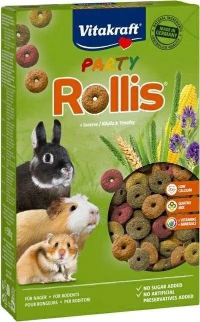 Vitakraft Chovex Sro Rollis party 500g riestainiai graužikams