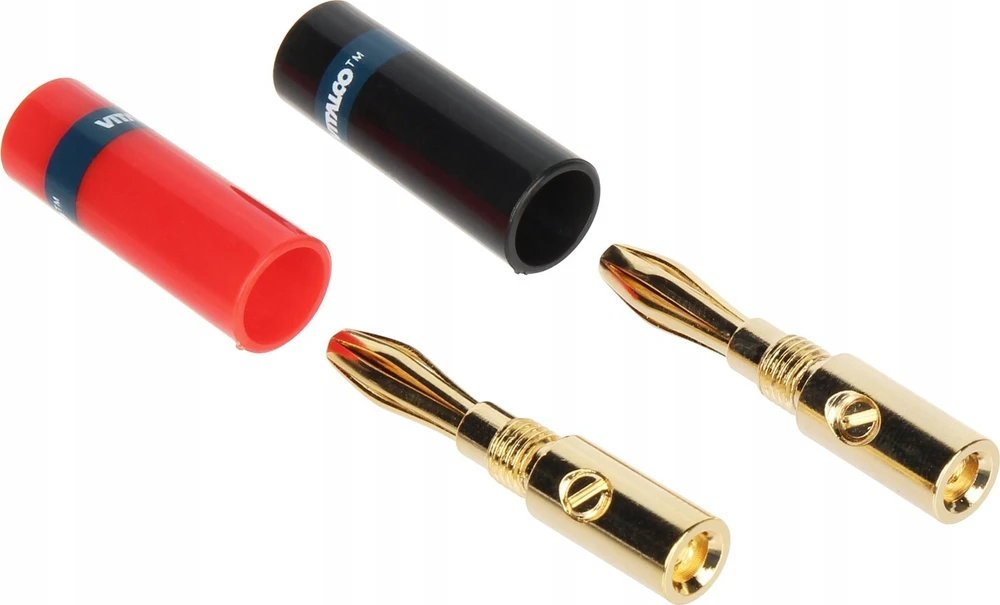 BANANŲ KIŠTUČIŲ PORA BAN-PLUG-V1 Raudonas + Juodas VITALCO