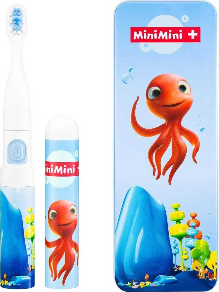 Dantų šepetėlis Šepetėlis Vitammy Smile MiniMini+ Ośmiorniczka Žydra