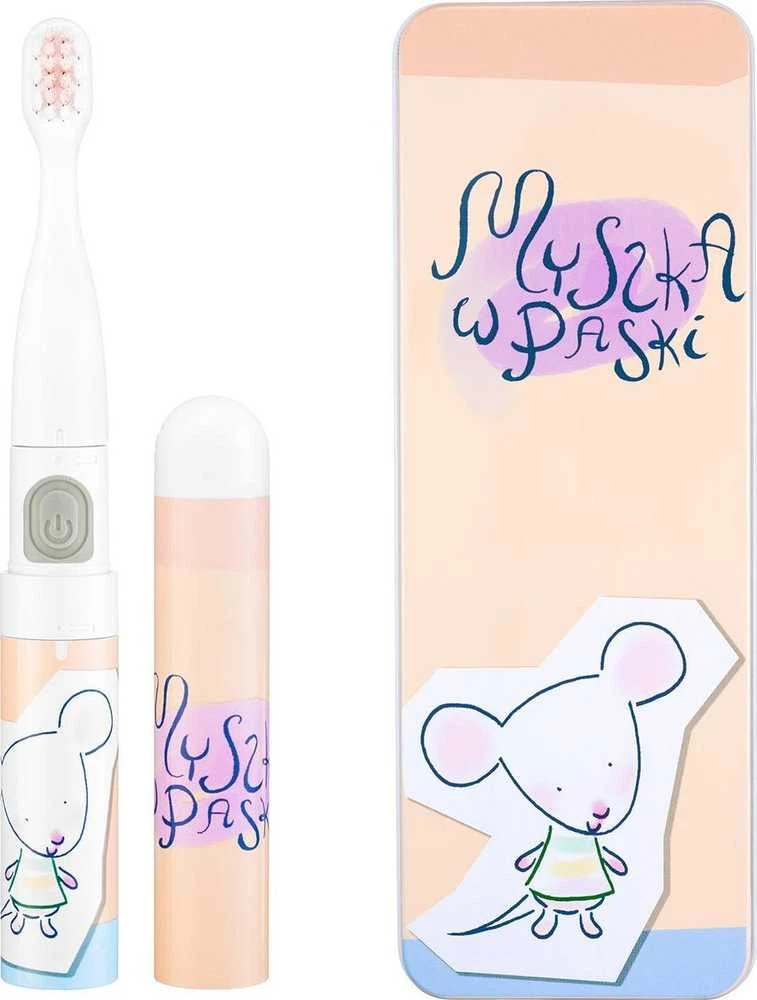 Dantų šepetėlis Šepetėlis Vitammy Smile MiniMini+ Rožinė Mouse
