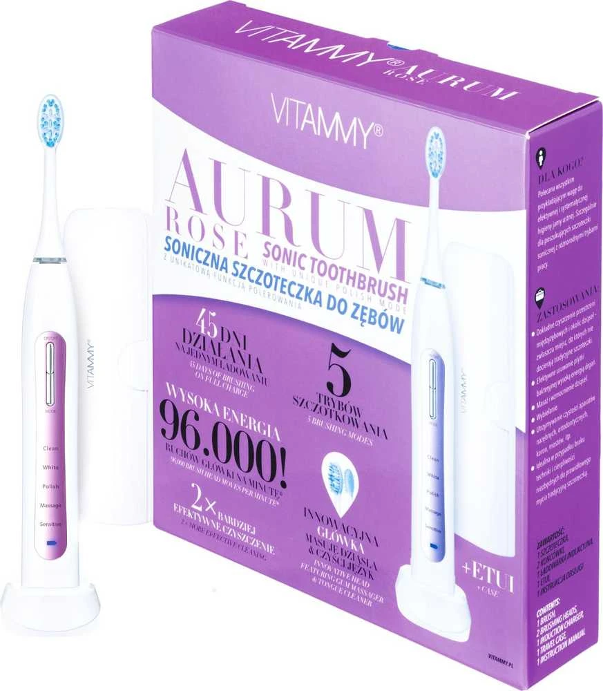 Dantų šepetėlis Vitammy Aurum Rose