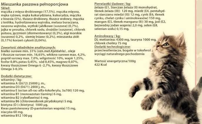 Vitapol Cat Food Junior 10kg