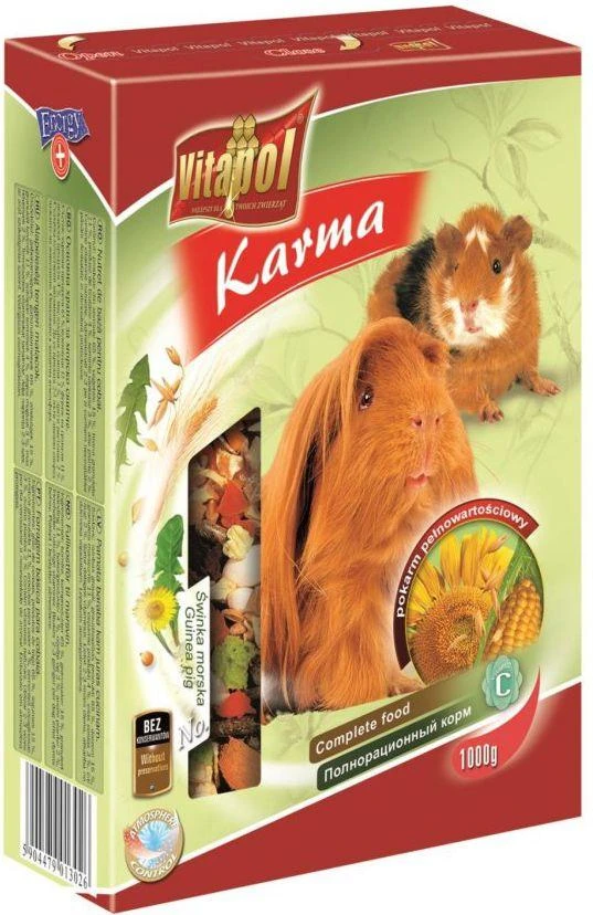 Vitapol visavertis pašaras jūros kiaulytėms 500g