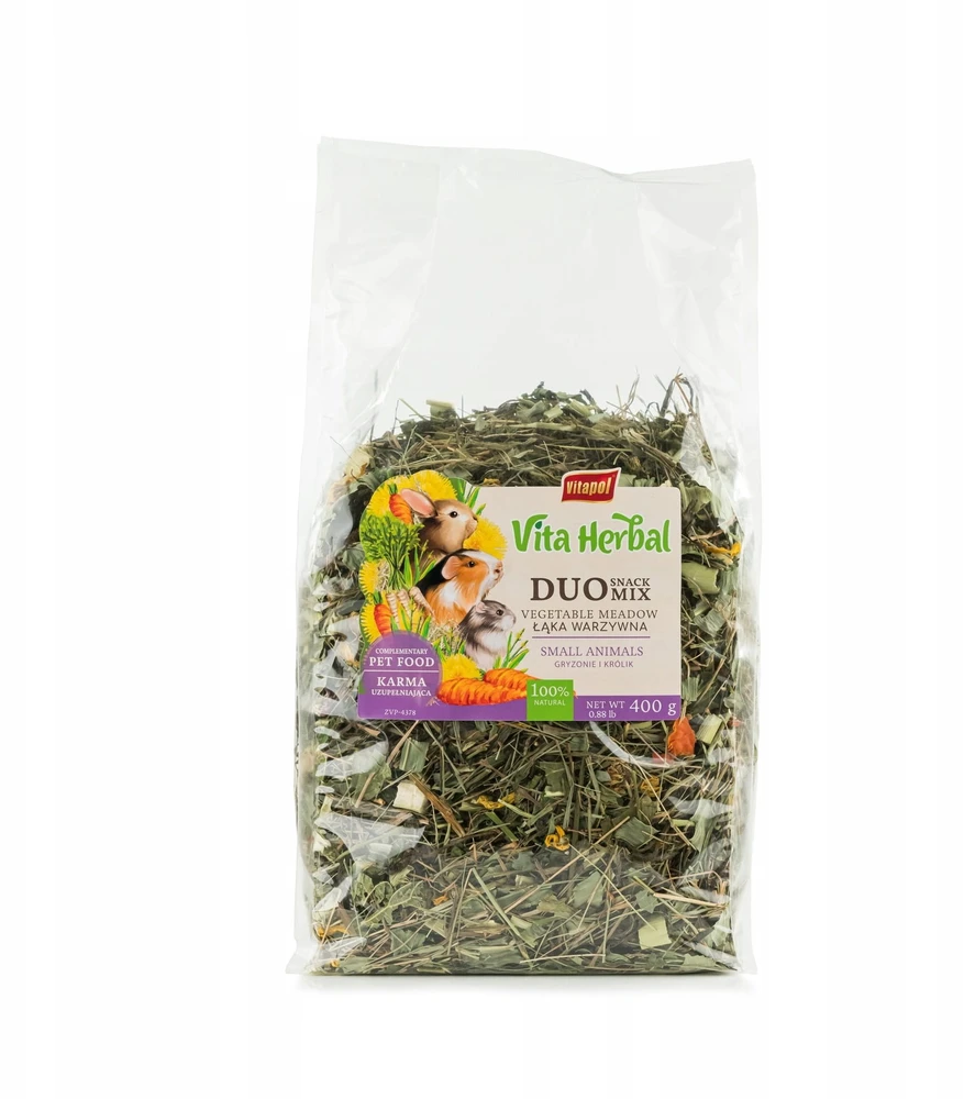 Vitapol Vita Herbal Duo Snack - daržovių pieva graužikams ir triušiams 400g