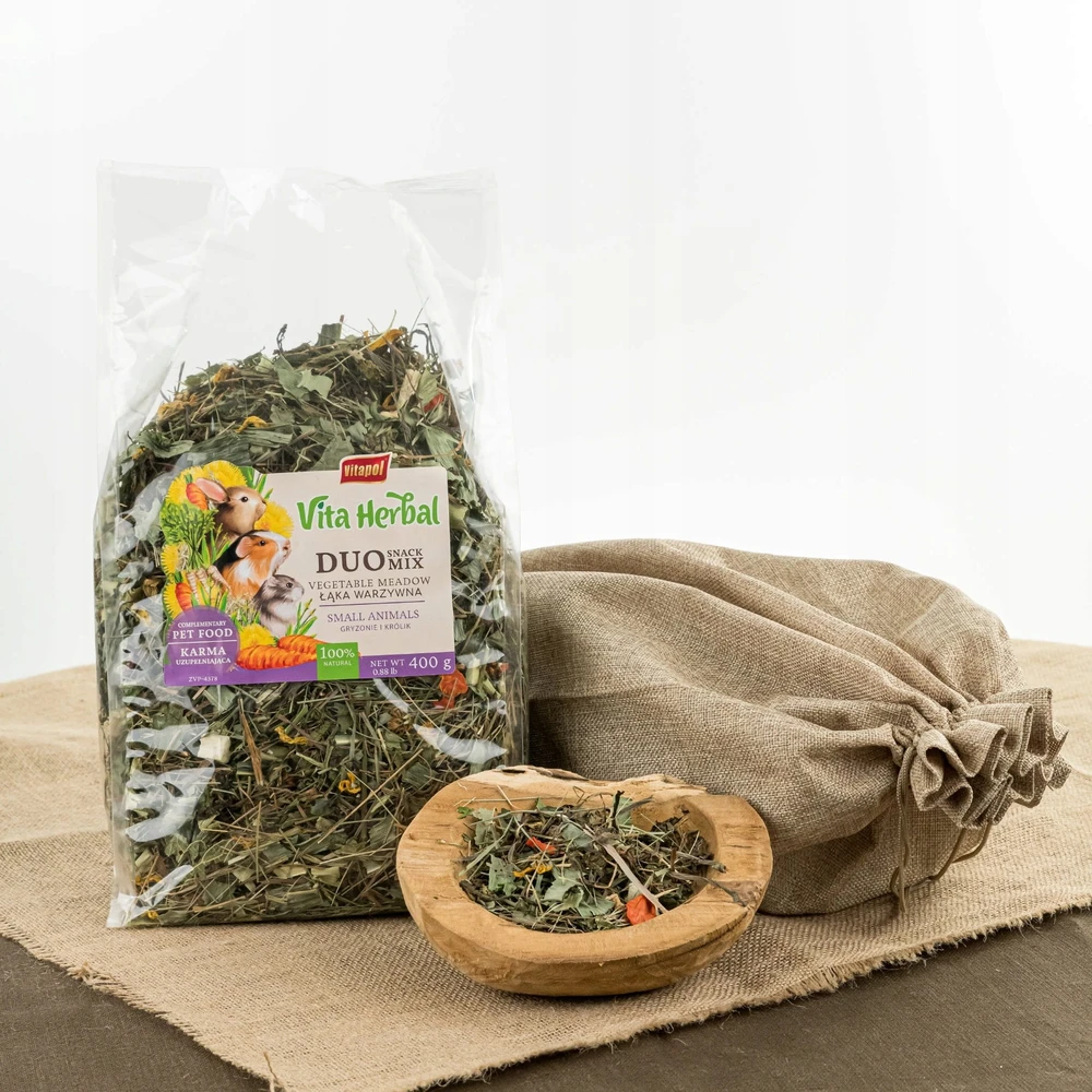 Vitapol Vita Herbal Duo Snack - daržovių pieva graužikams ir triušiams 400g