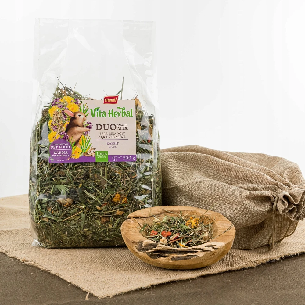Vitapol Vita Herbal Duo Snack - žolelių pieva triušiams 500g