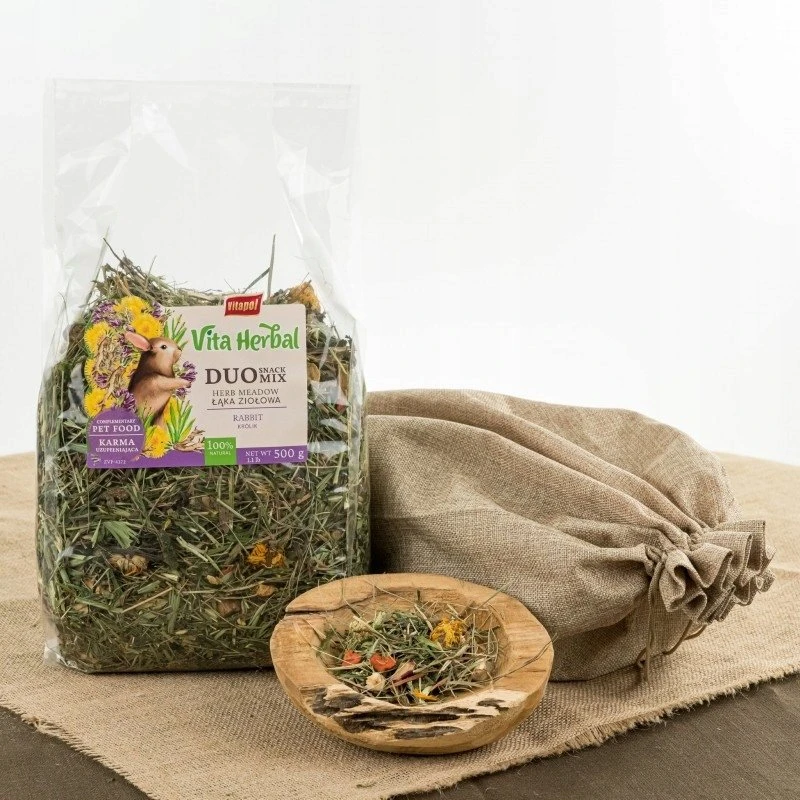 Vitapol Vita Herbal Duo Snack - žolelių pieva triušiams 500g