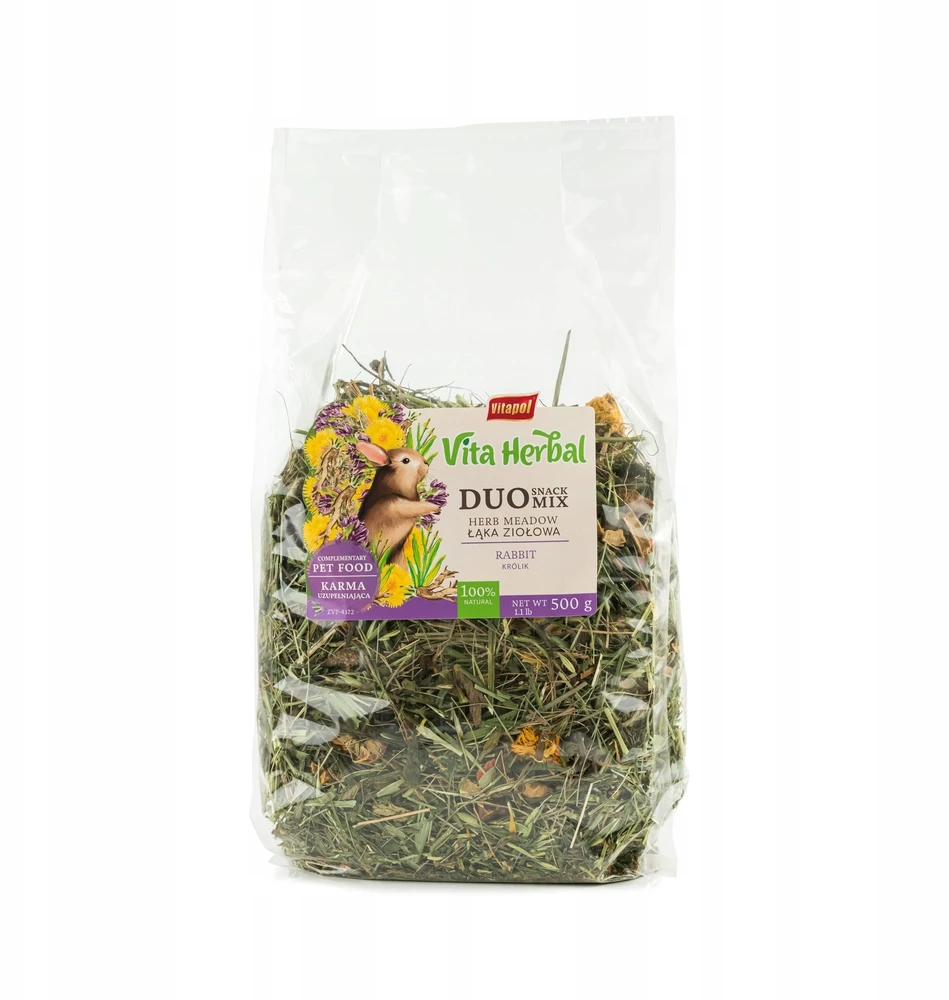 Vitapol Vita Herbal Duo Snack - žolelių pieva triušiams 500g
