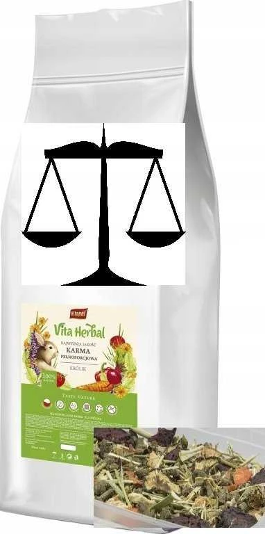 Vitapol Vita žolelių pagrindinis triušių maistas 1000 g (ZVP-4392)