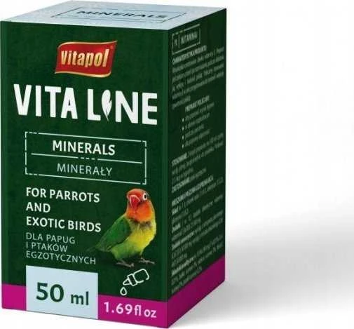 Vitapol Vitaline Minerals egzotiniams paukščiams 50ml