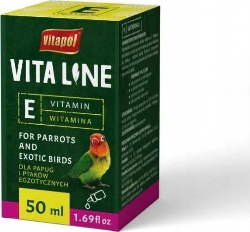Vitapol Vitaline Vitaminas E egzotiniams paukščiams 50ml