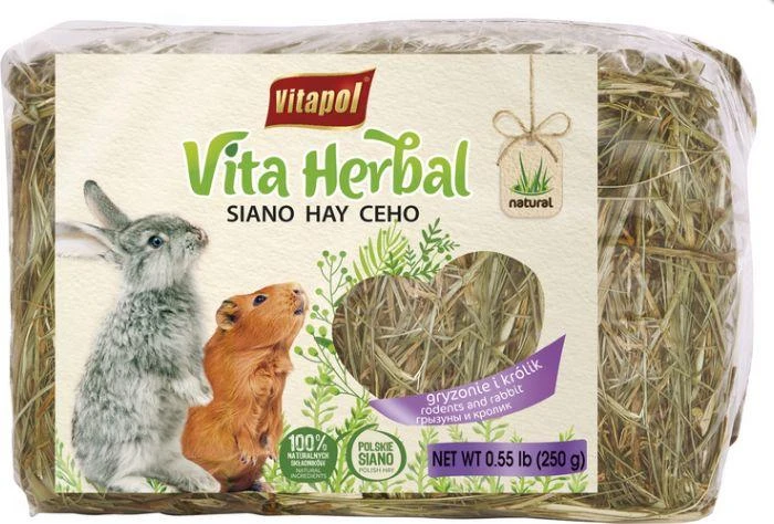 Vitapol natūralus šienas graužikams ir triušiams 250g
