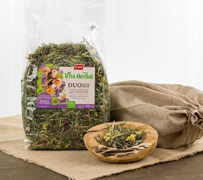 Vitapol VITAPOL - VITA HERBAL duo snack sianko łąka kwiatowa gryzoń królik 400g