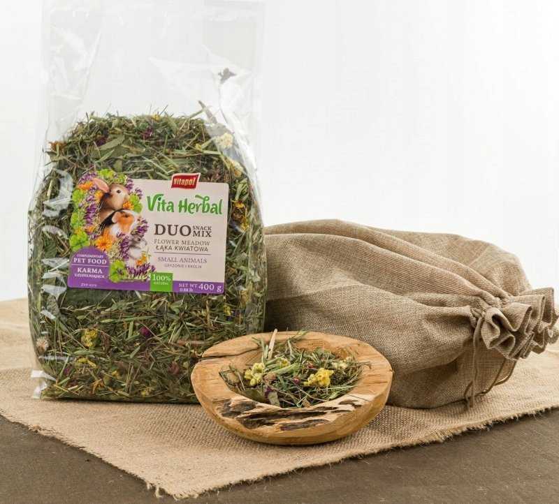 Vitapol VITAPOL - VITA HERBAL duo snack sianko łąka kwiatowa gryzoń królik 400g