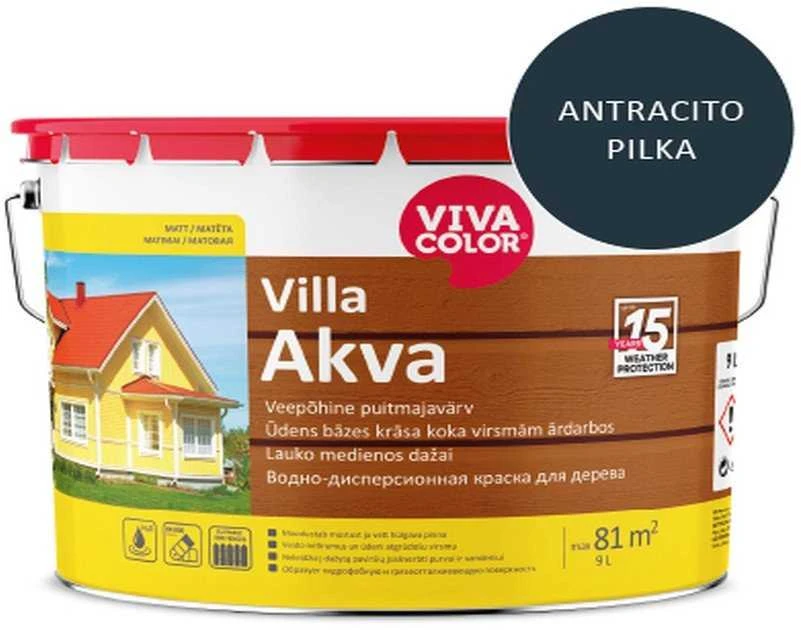 VivaColor PAINT FACADE VILLA AKVA Pilkas 7016 9L