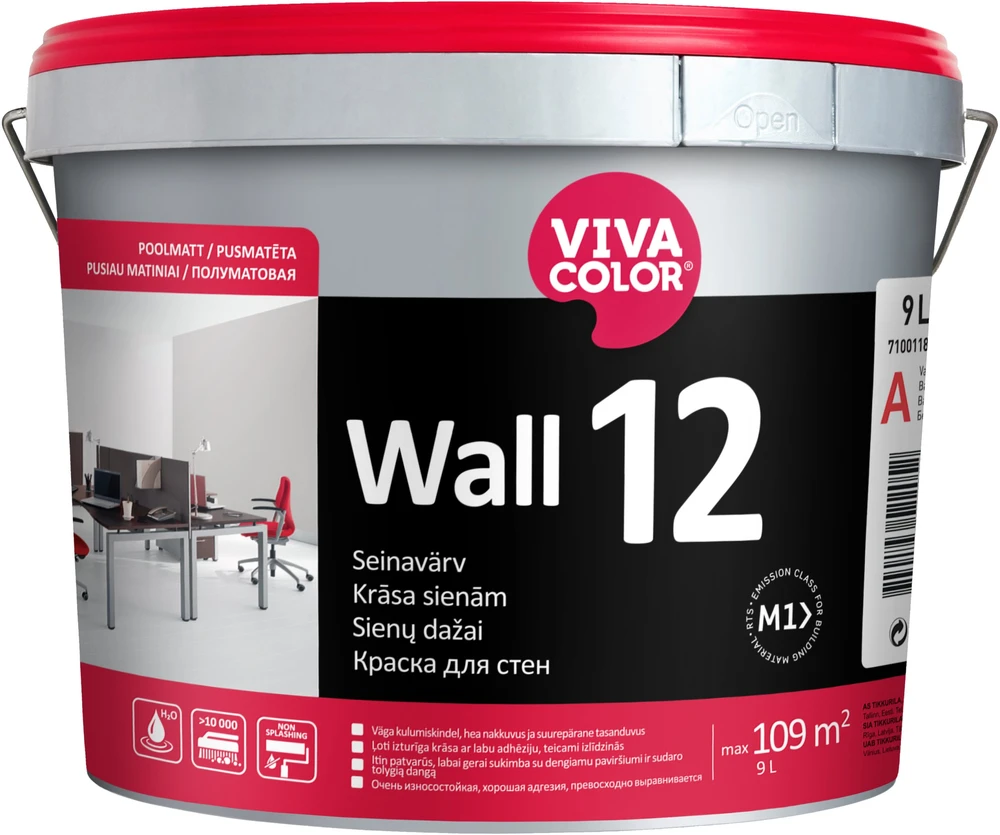 VivaColor sieniniai dažai 12 A 9 l