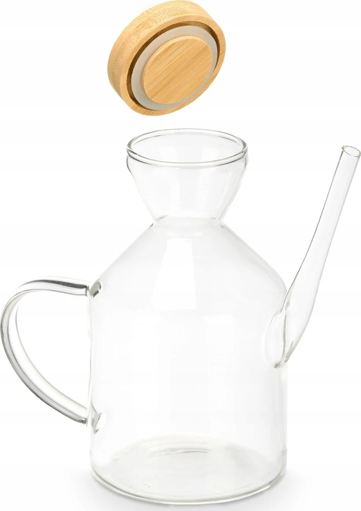 Vivalto Buteliukas na oliwę INTRA su bambusową pokrywką, 600 ml