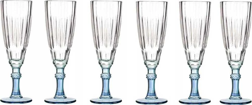 Vivalto Champagne Glass Exotic Glass Mėlyna (170 ml)