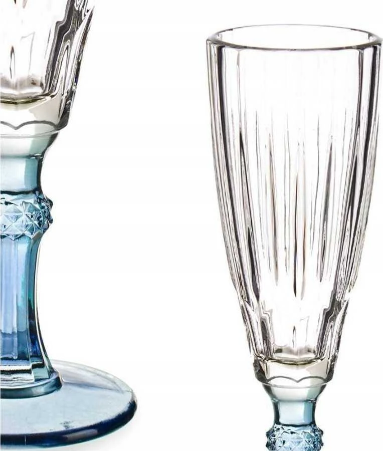 Vivalto Champagne Glass Exotic Glass Mėlyna (170 ml)