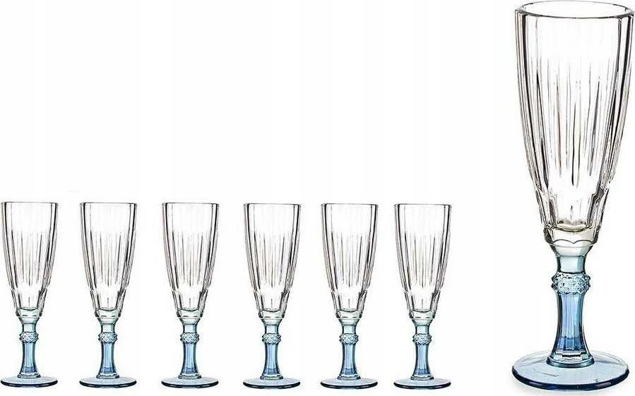 Vivalto Champagne Glass Exotic Glass Mėlyna (170 ml)