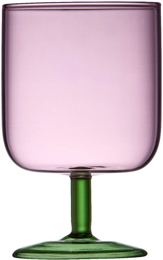 Vyno taurės Lyngby Glas Torino Rožinė/Žalias