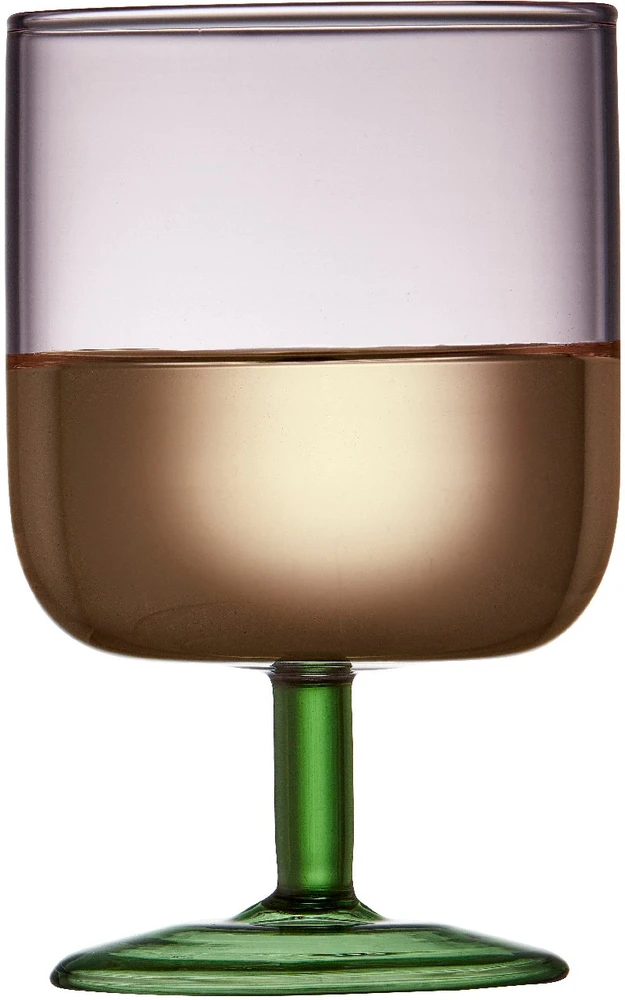 Vyno taurės Lyngby Glas Torino Rožinė/Žalias