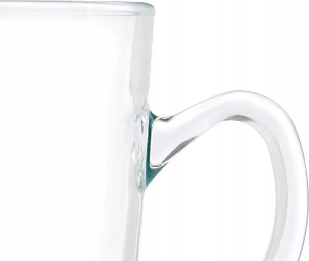 Vivalto Stikliniai kapučino kavos puodeliai su lėkštutėmis, 6 vnt., 200 ml