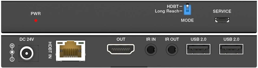 „VivoLink“ 18 Gbps HDBaseT KVM rinkinio perjungiklis (150 m)