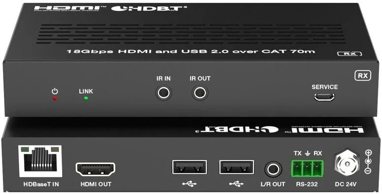 VivoLink 4K Extender HDMI and USB-C to (VLHUB121-EXT)