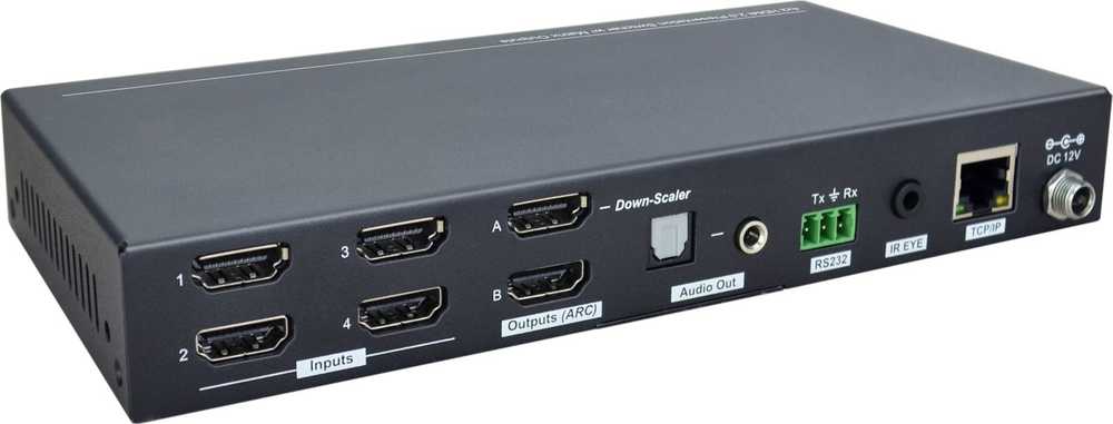 Šakotuvas „VivoLink HDMI 2.0 4x2“, „Matrix Motor“,