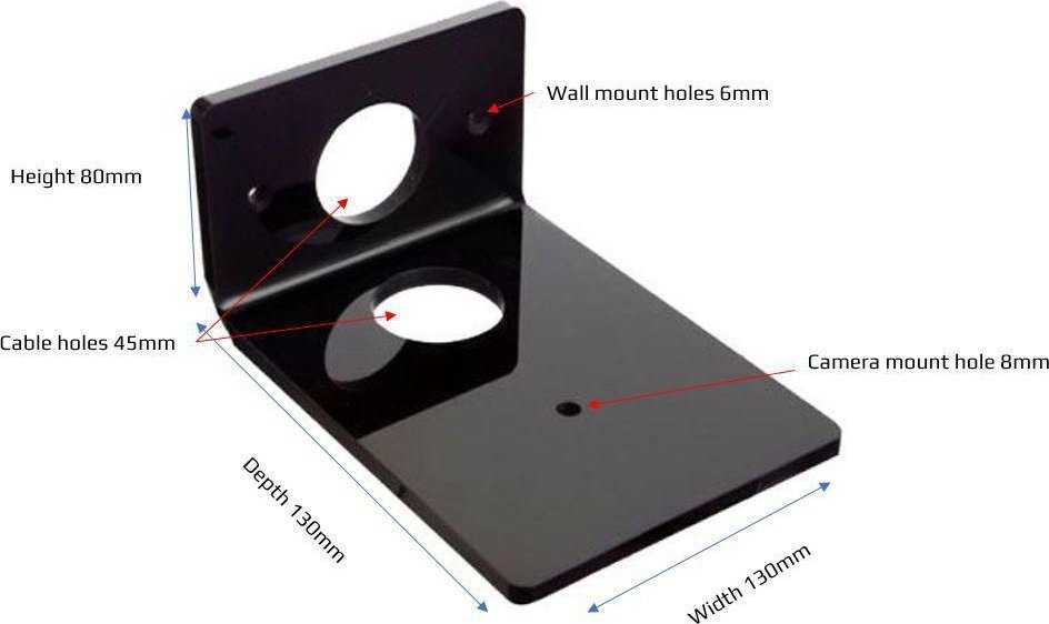 VivoLink Camera shelf transparent - VLSHELF-S