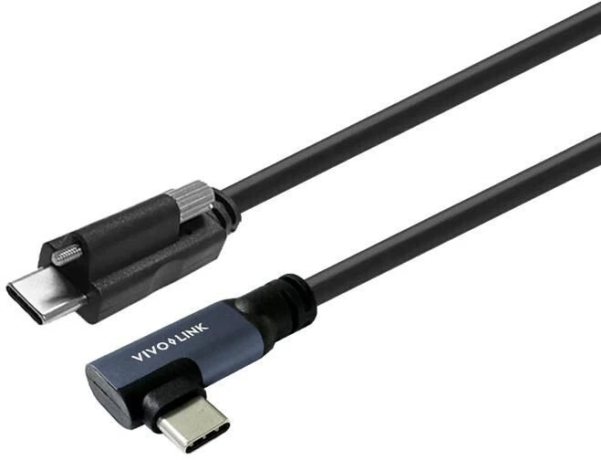VivoLink USB-C į USB-C laidas, lenktas