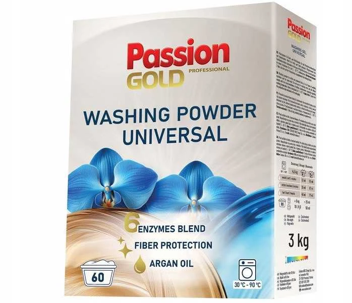 Vizir PASSION GOLD Professional Universalūs skalbimo milteliai 3kg