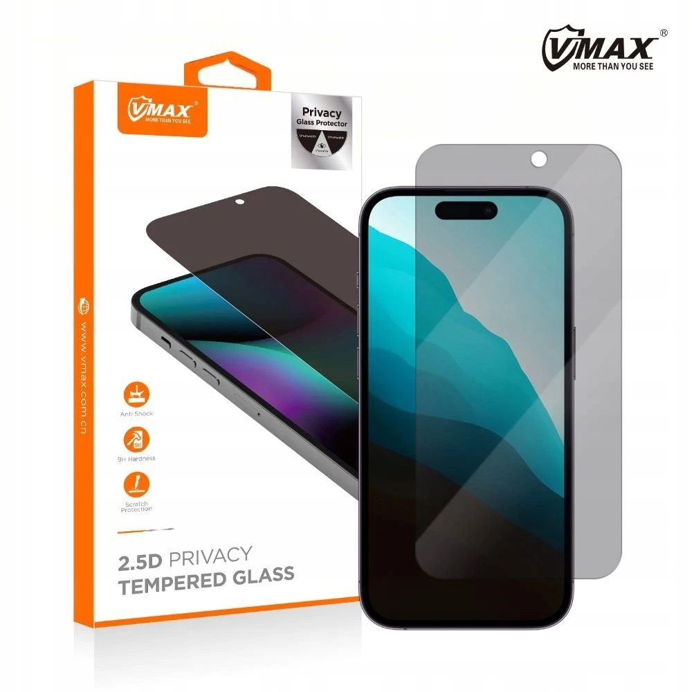 Vmax grūdintas stiklas 2,5D Normal Clear Glass, skirtas Xiaomi Redmi Note 12 4G / Note 12 5G