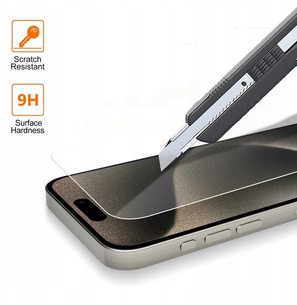Vmax grūdintas stiklas 2,5D Normal Clear Glass, skirtas Samsung Galaxy A15 4G / A15 5G