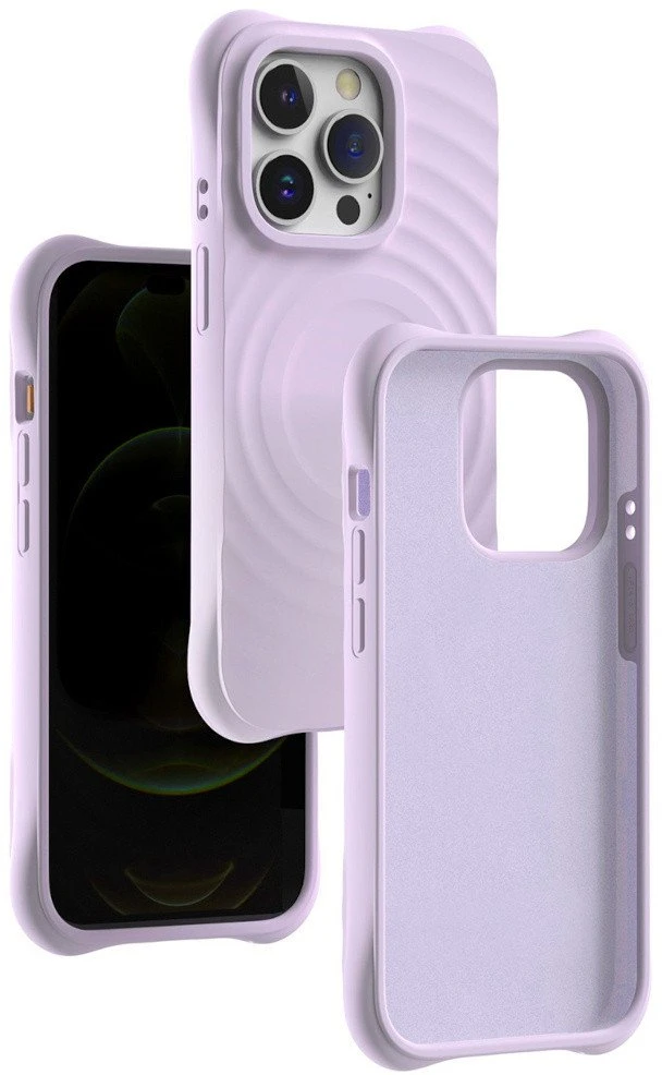 TFO "Circle Mag" dėklas "iPhone 15 Pro 6,1", šviesiai violetinės spalvos