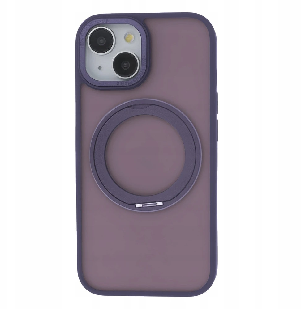 Dėklas Tecto Shield VMAX Nakładka Secure Spinning Mag do iPhone 15 6,1" violetinė