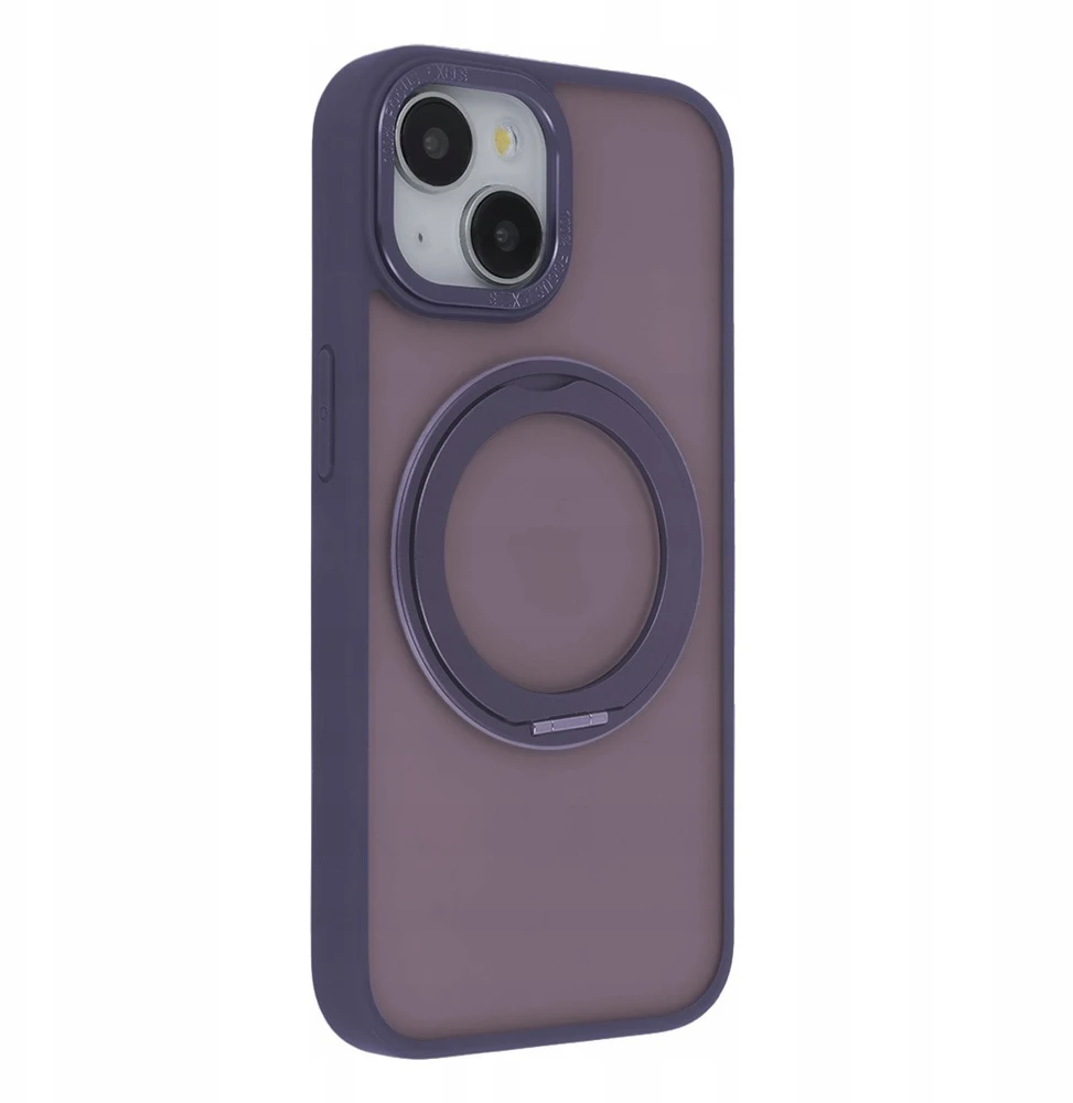 Dėklas Tecto Shield VMAX Nakładka Secure Spinning Mag do iPhone 15 6,1" violetinė