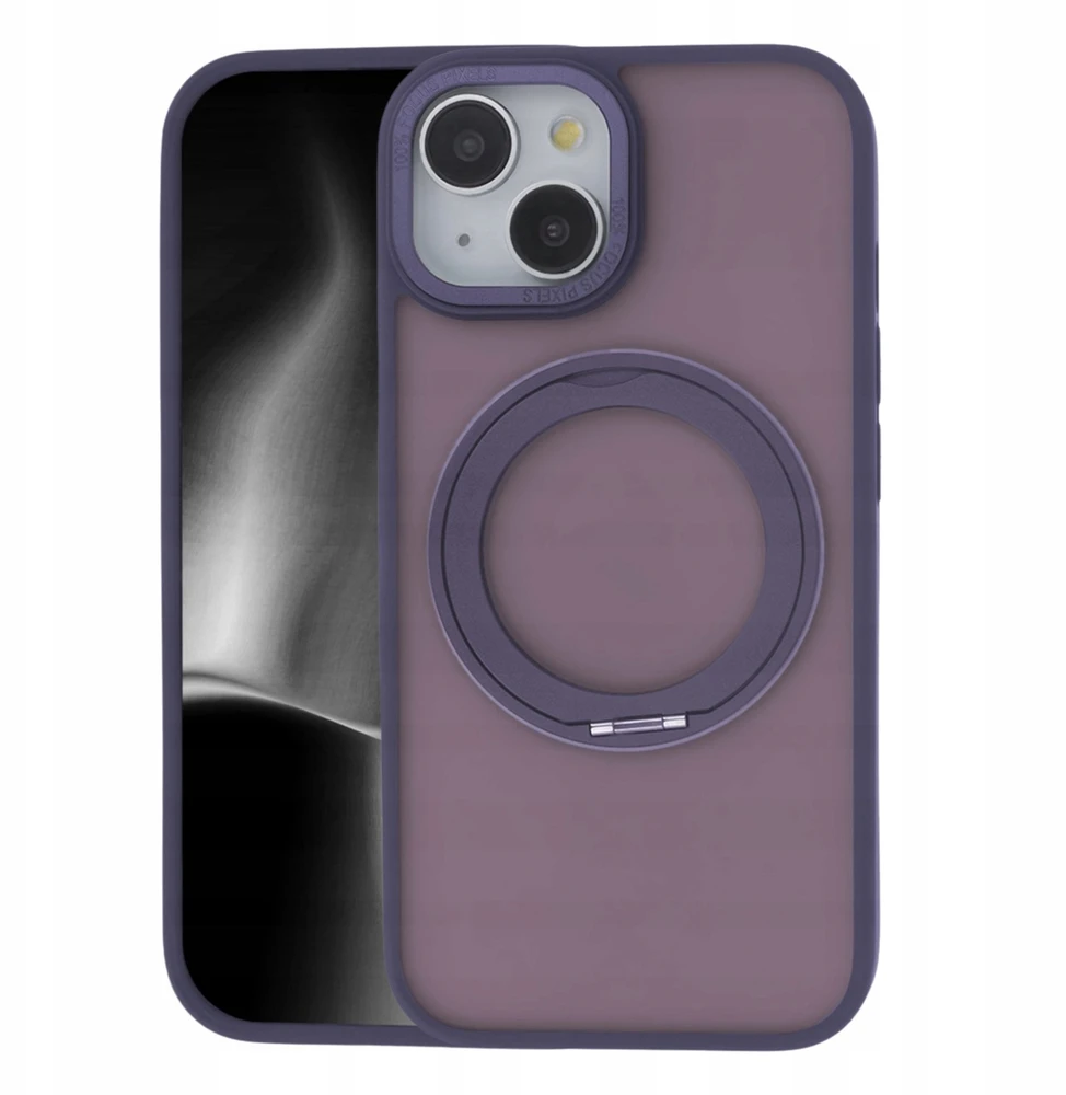 Dėklas Tecto Shield VMAX Nakładka Secure Spinning Mag do iPhone 15 6,1" violetinė