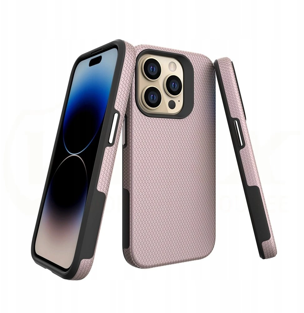 Vmax Triangle Apple iPhone 14 Pro 6,1" dėklas telefonui rožinio aukso spalvos