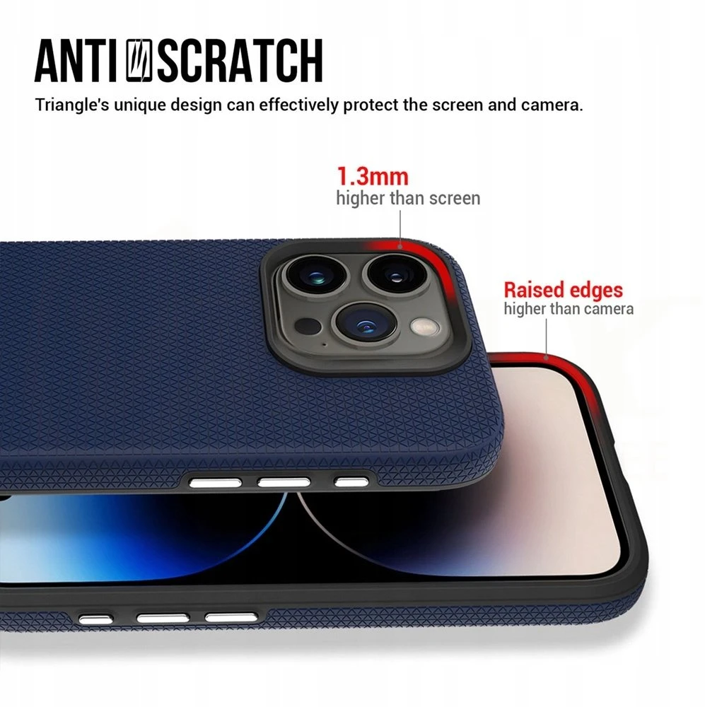 Vmax Triangle Apple iPhone 16 Plus 6,7" dėklas telefonui mėlynos spalvos