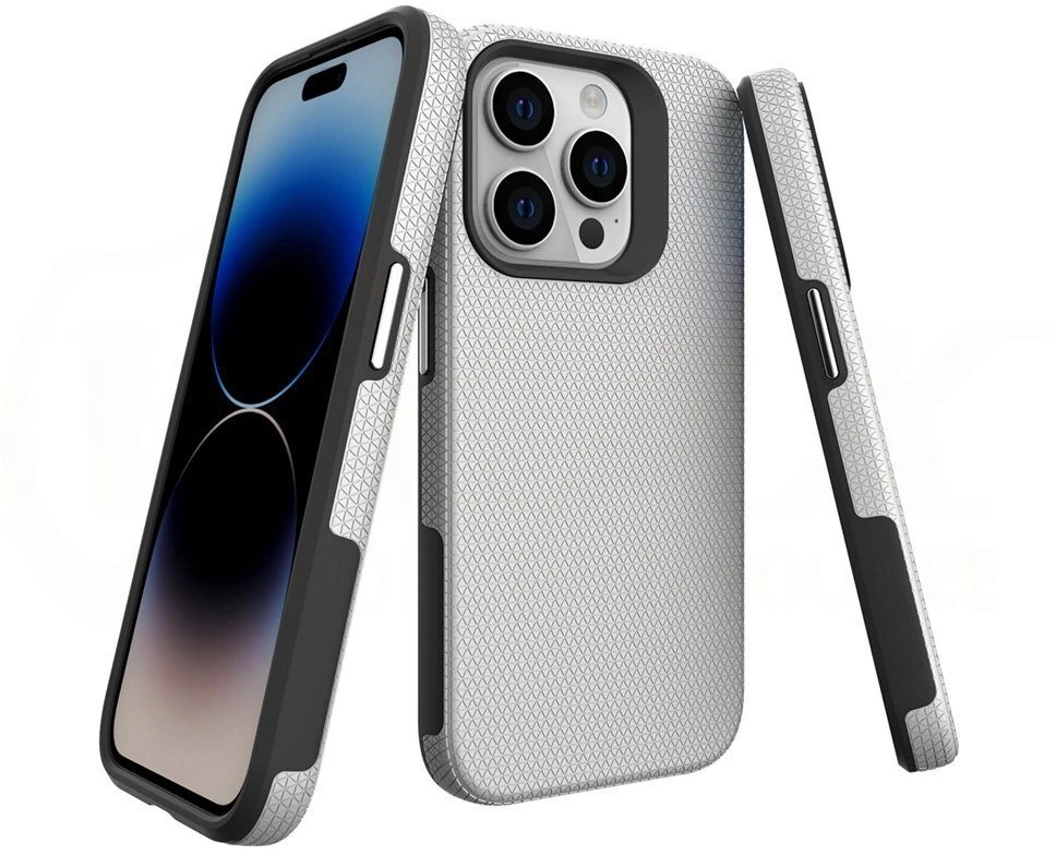 Vmax trikampio formos dėklas Samsung Galaxy A35 5G sidabrinis