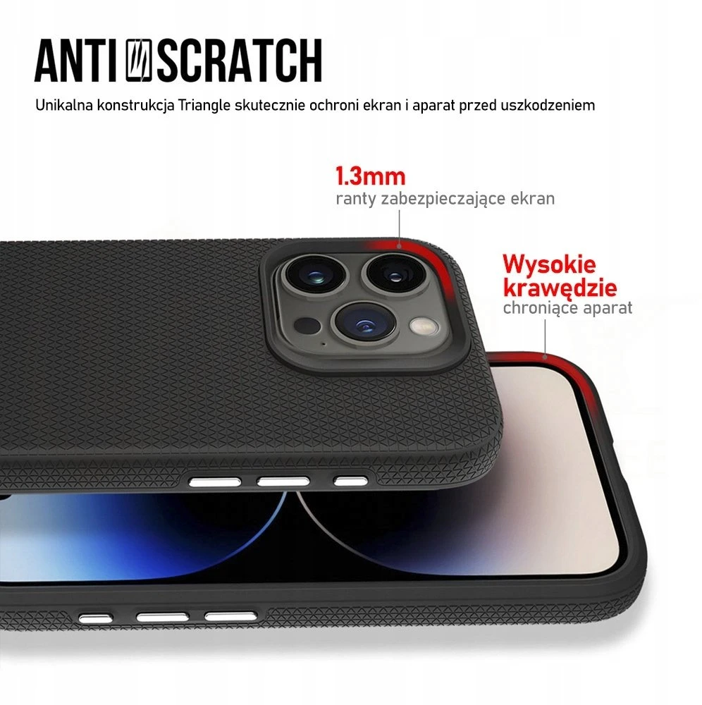 Vmax trikampio formos dėklas Samsung Galaxy A35 5G sidabrinis