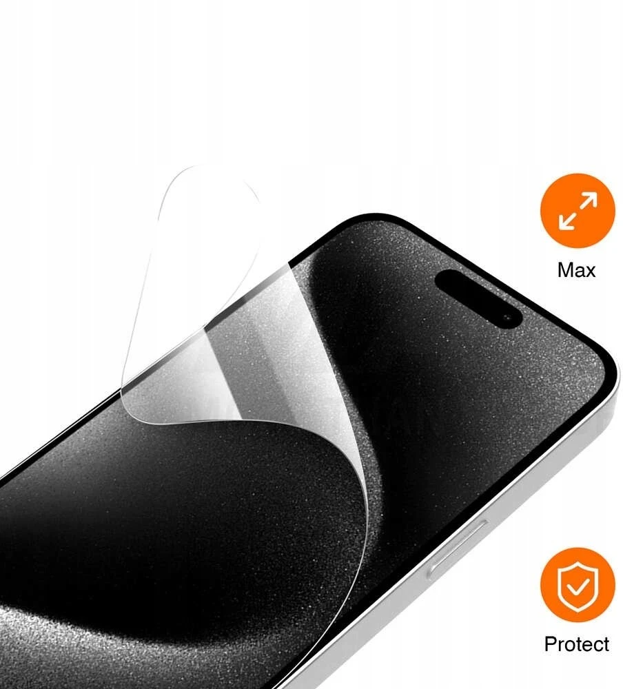 Vmax apsauginė plėvelė invisble TPU filmas - full coverage Apple iPhone 15 Plus 6,7"